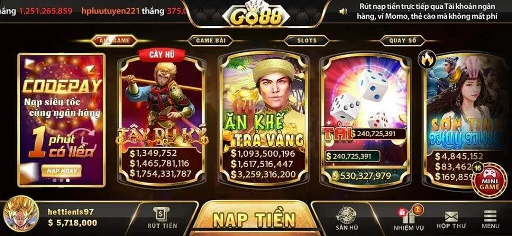 Tài xỉu md5 tại go88 đang hot nhất hiện nay